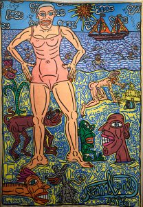 Robert Combas La baigneuse