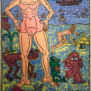 Robert Combas La baigneuse