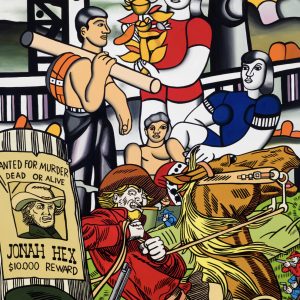 Erró, lithographie "Hommage à Fernand Léger"