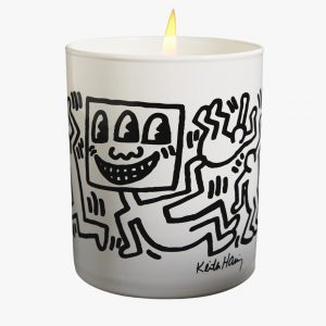 Keith Haring bougie "White & Black"