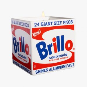 Andy Warhol bougies carrées "Brillo Box"