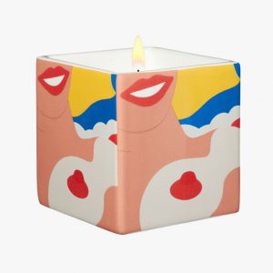 Tom Wesselmann bougie carrée "Nude"