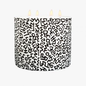 Keith Haring bougie géante "Black Pattern"
