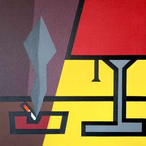 Composition with an Ashtray