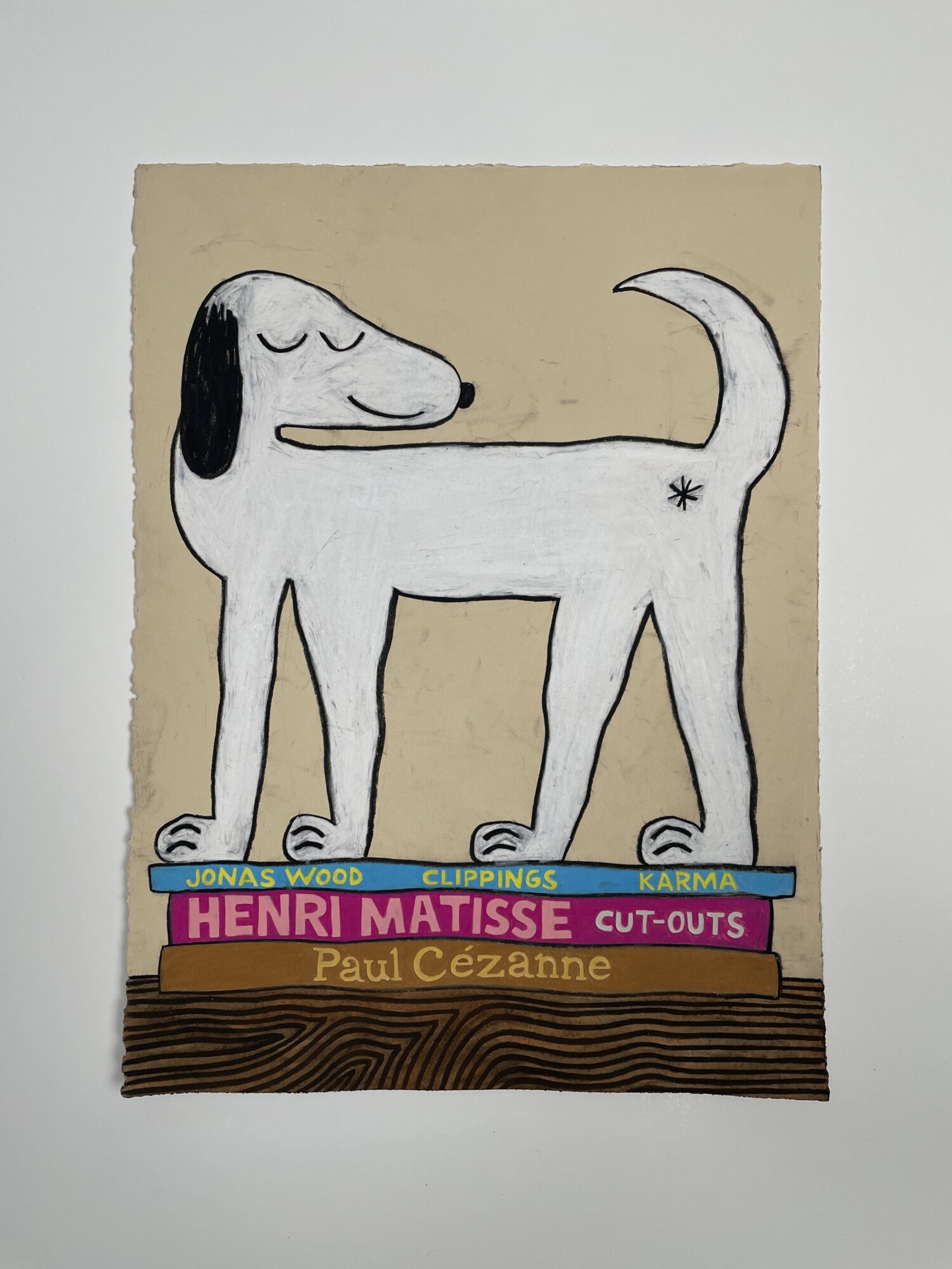 White Dog on Cézanne Books Jonathan Edelhuber