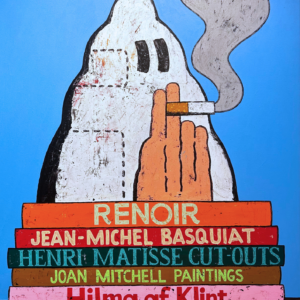 Gaston smoking on Renoir Books