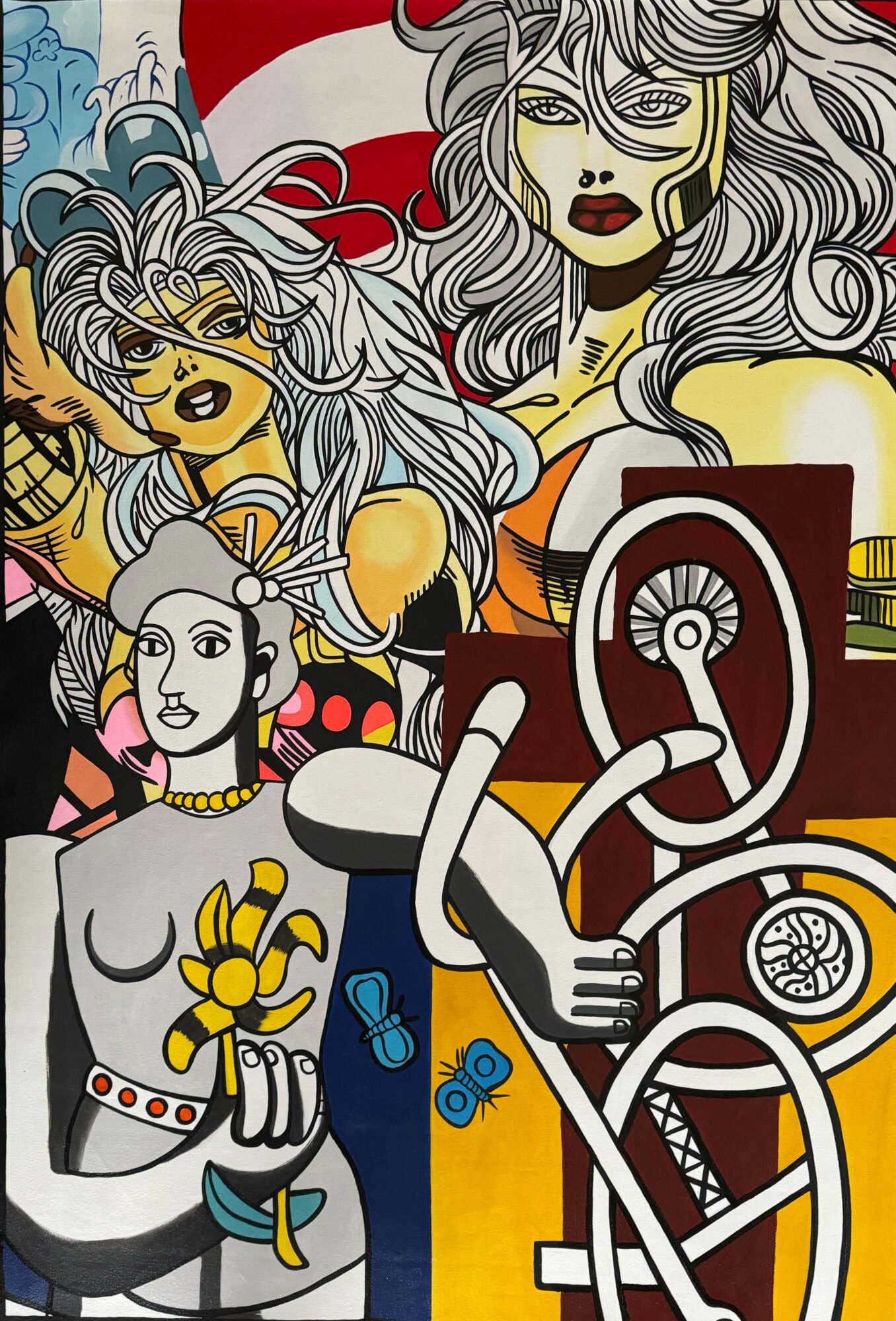 Koren Gallery Erró Miss America x F Léger