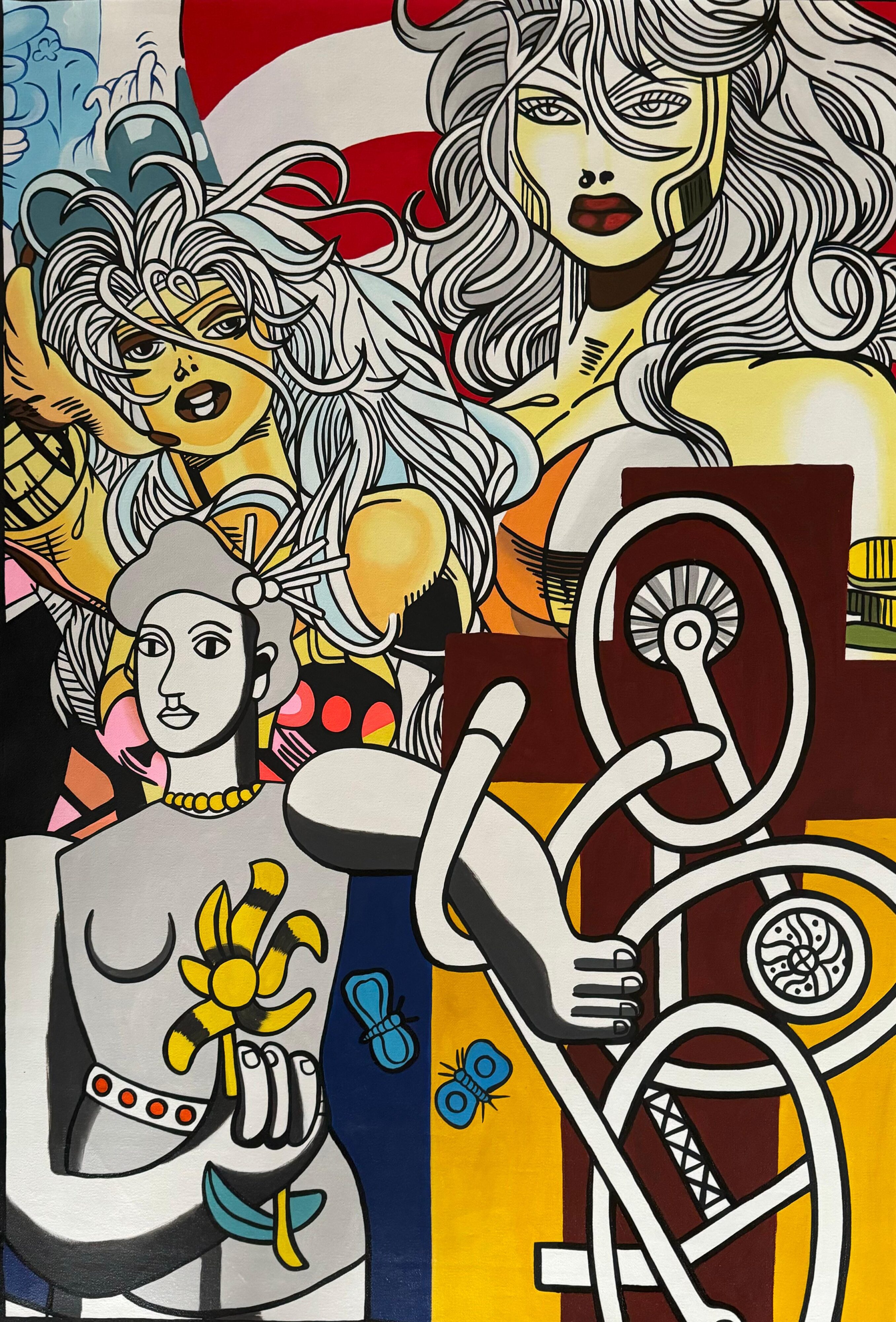 Koren Gallery Erró Miss America x F Léger